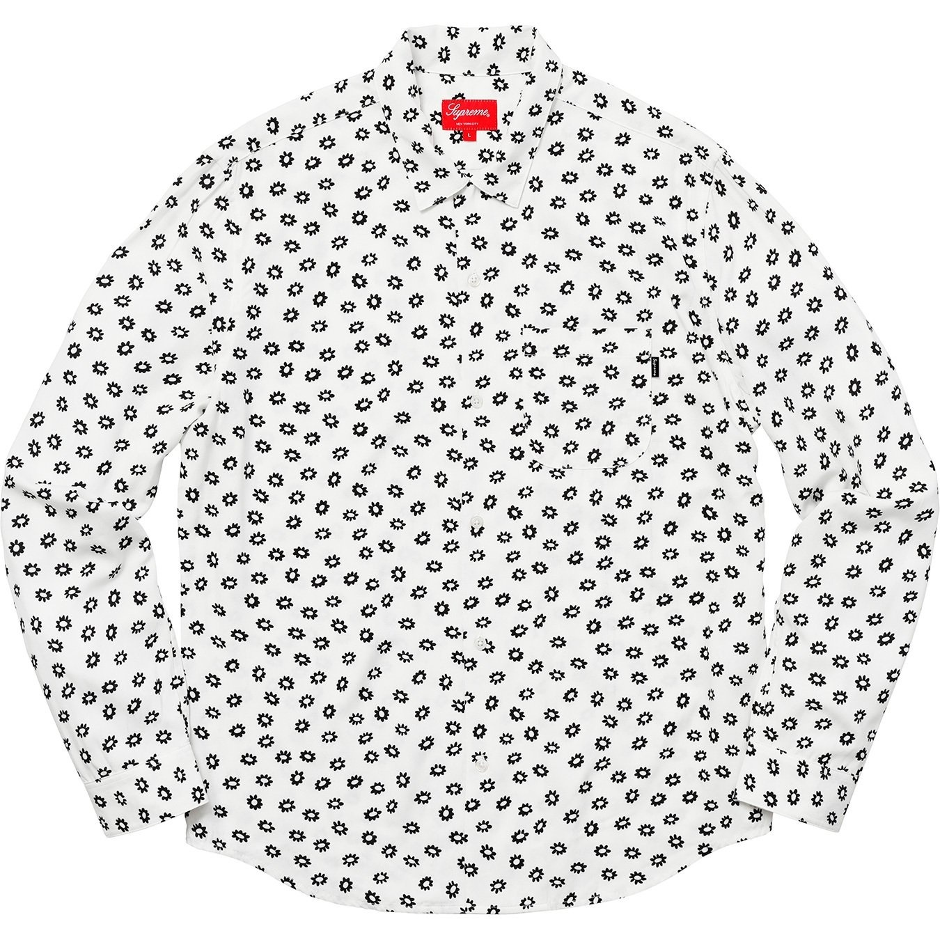 Flowers L/S Rayon Shirt view 3